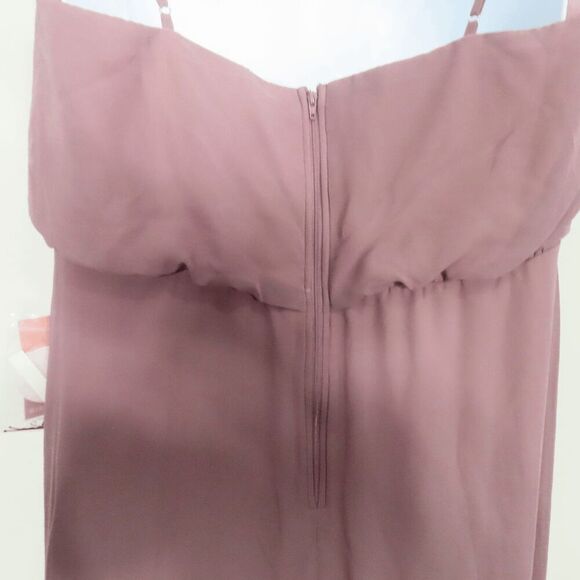 Birdy Grey Dark Mauve Chiffon Gwennie Dress XX-Large - Picture 3 of 7